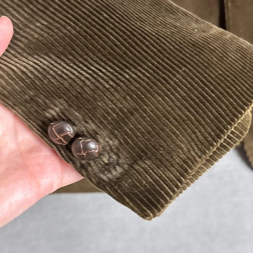 Vintage Calvin Sport Coat‎ 46L Brown Corduroy Blazer Jacket Casual Classic
